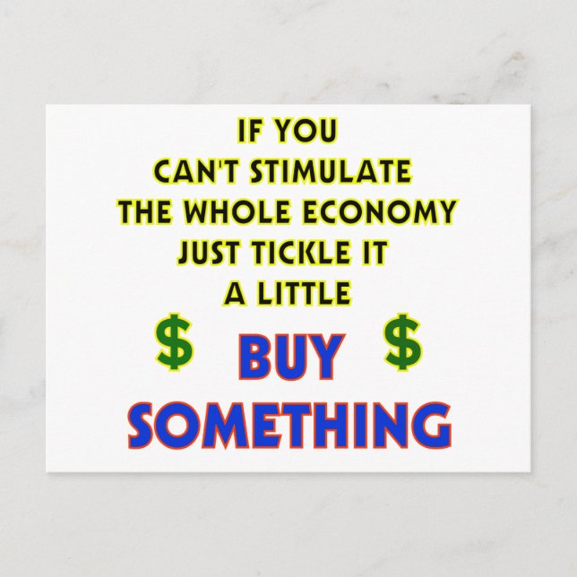 ECONOMY post card (Front)