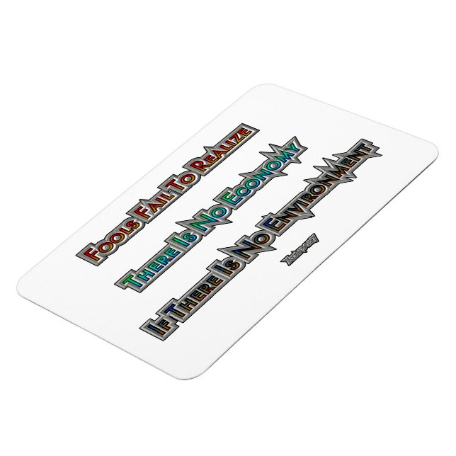 Economy vs Environment Magnet (Left Side)