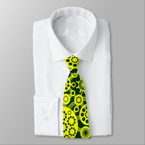 Ecosystem _ Yellow and Dk Green Neck Tie