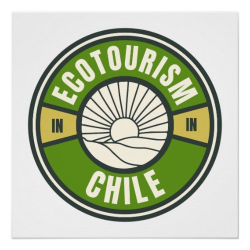 Ecotourism in Chile Pan de Azcar Slow Travel Poster