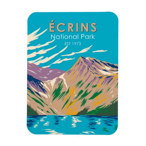 Ecrins National Park Dauphine Alps France Magnet