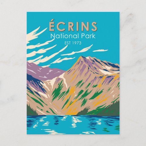 Ecrins National Park Dauphine Alps France Postcard