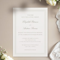 Ecru Formal Romance Modern Classic Triple Wedding