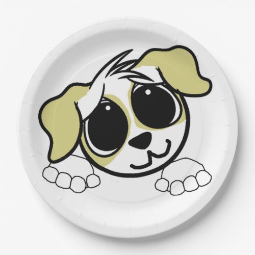 ecs lemon roan peeking cartoon paper plates