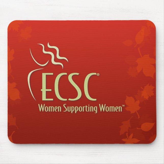 ECSC Red Leaves Mousepad (Front)