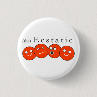 Ecstatic Gingerbread Button