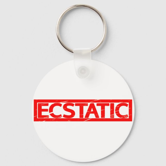 Ecstatic Stamp Keychain (Front)