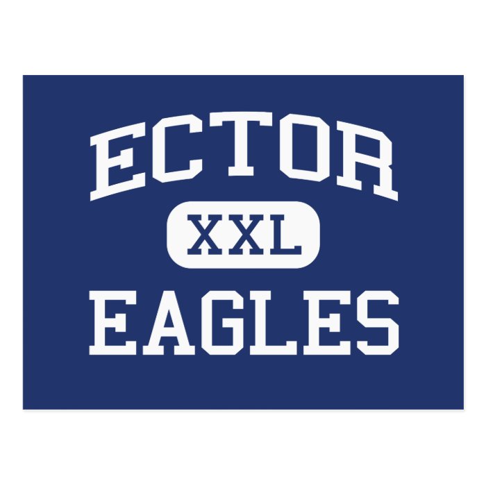 Ector   Eagles   Junior High School   Odessa Texas Postcard