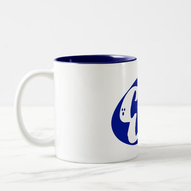 EctoWash Logo Two-Tone Coffee Mug (Left)