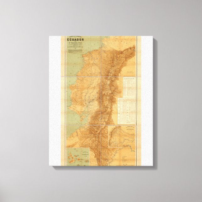 Ecuador 2 canvas print (Front)