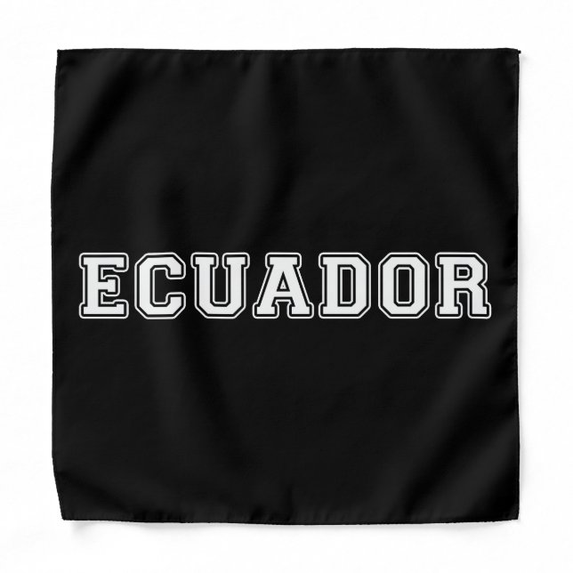 Ecuador Bandana (Front)