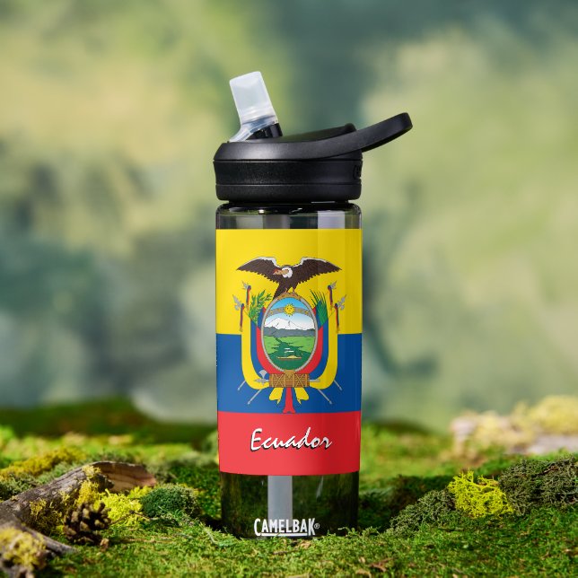 Ecuador bottle, patriotic Ecuador Flag Water Bottle (Outdoor)