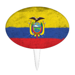 Ecuador Cake Topper