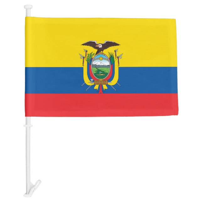 Ecuador Car Flag (Front)