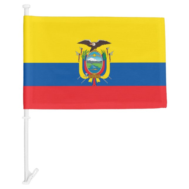 Ecuador Car Flag (Front)