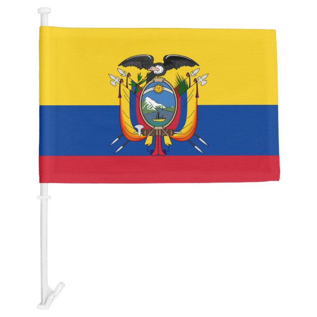 Ecuador Car Flag (Front)