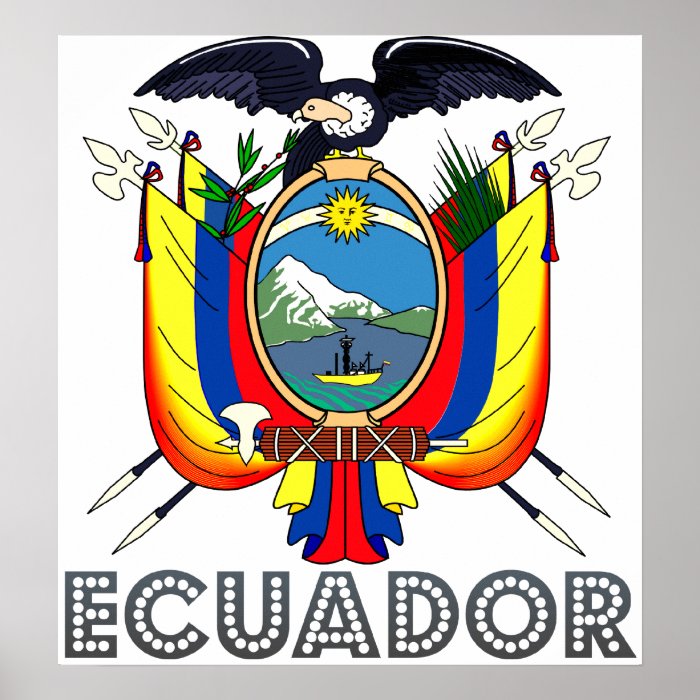 Ecuador Coat of Arms Print