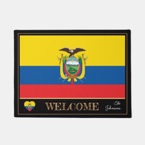 Ecuador  Ecuador Flag house sports Welcome Doormat