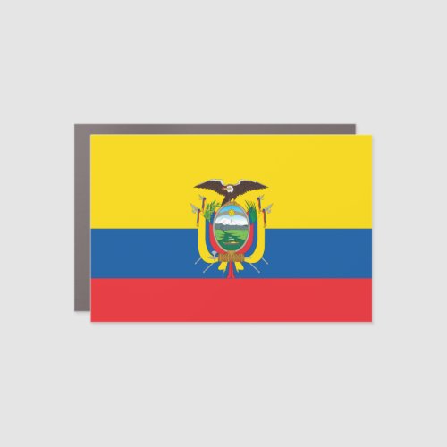 Ecuador Ecuadorian Flag Car Magnet
