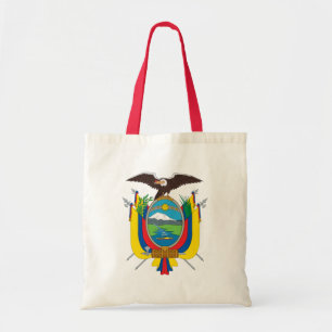 ecuador emblem tote bag