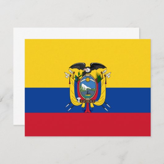 Ecuador flag (Front/Back)