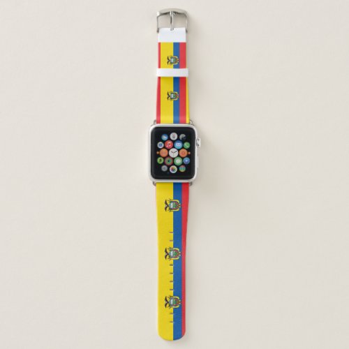 Ecuador Flag Apple Watch Band