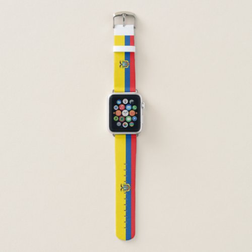 Ecuador Flag Apple Watch Band