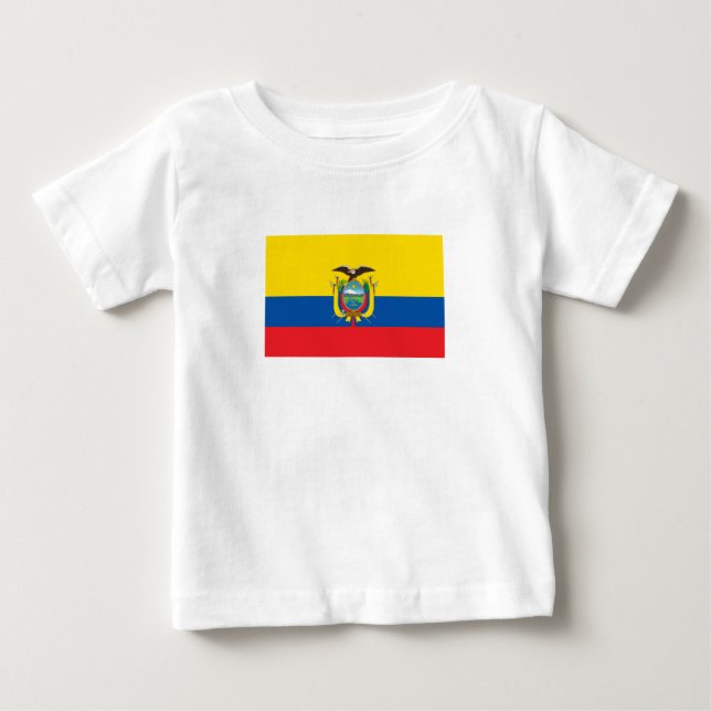 Ecuador Flag Baby T-Shirt (Front)