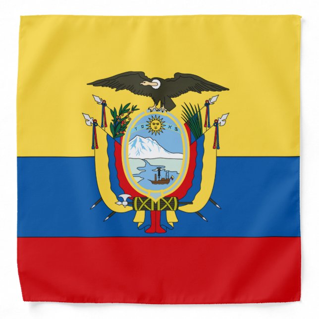 Ecuador Flag Bandana (Front)