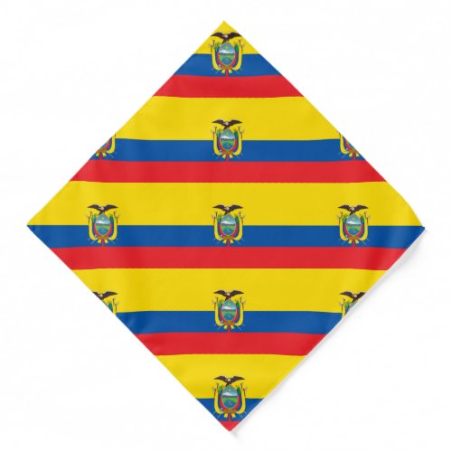 Ecuador Flag Bandana