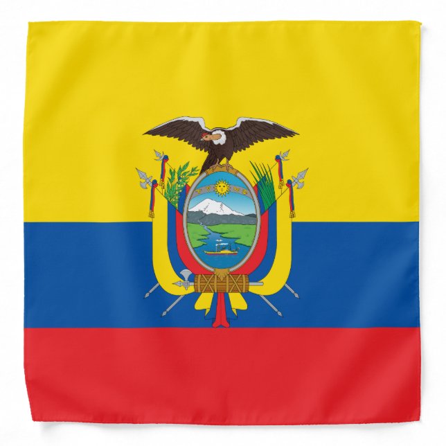 Ecuador Flag Bandana (Front)