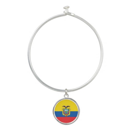 Ecuador Flag Bangle Bracelet