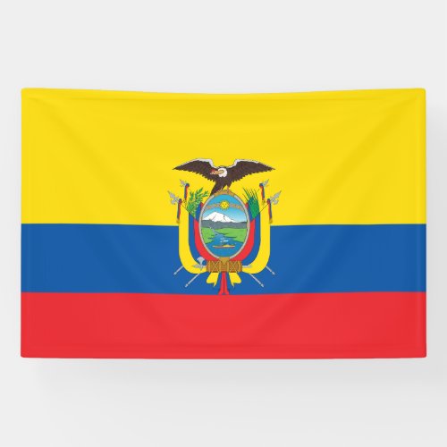 Ecuador Flag Banner