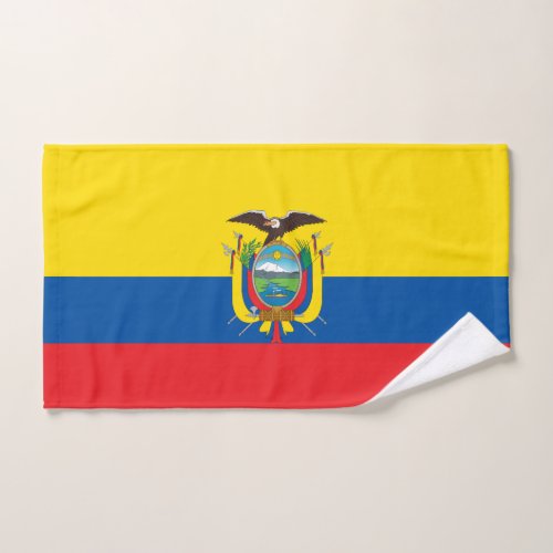 Ecuador Flag Bath Towel Set