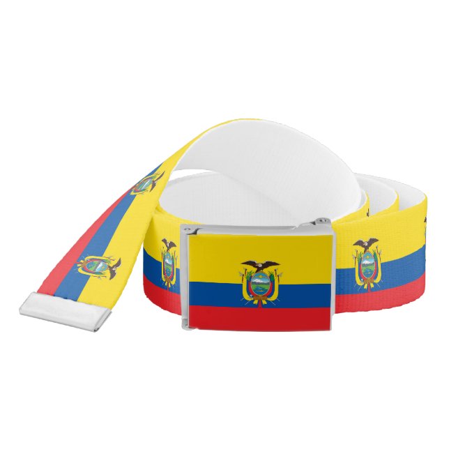 Ecuador Flag Belt (Snake)