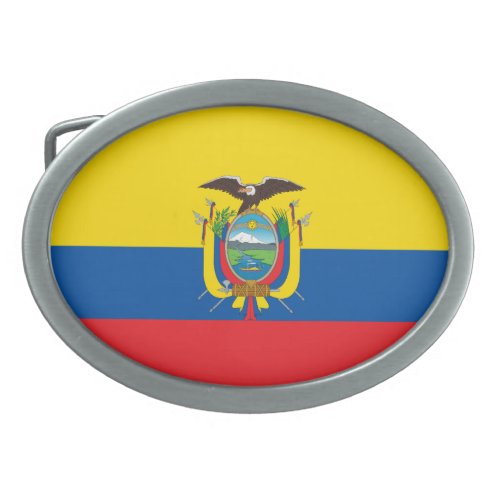 Ecuador Flag Belt Buckle