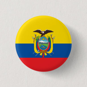 Ecuador Flag Button