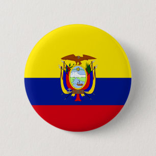 Ecuador Flag Button