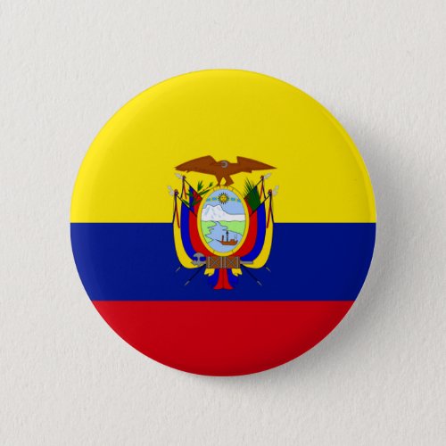 Ecuador Flag Button