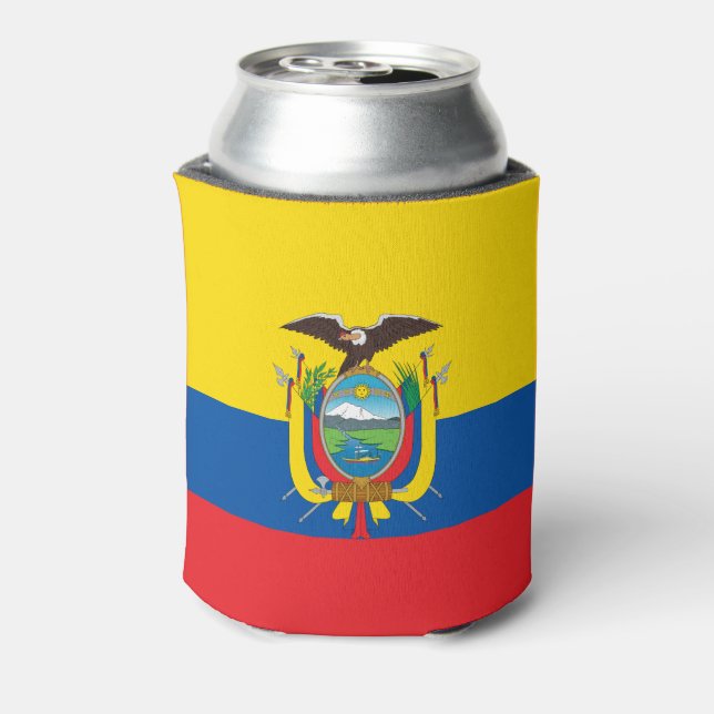 Ecuador Flag Can Cooler (Can Back)