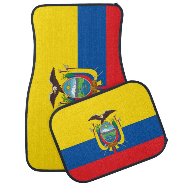 Ecuador Flag Car Floor Mat (Set)