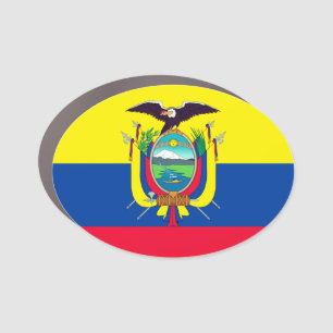 Ecuador Flag Car Magnet