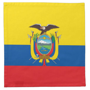 Ecuador Flag Cloth Napkin