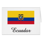 Ecuador Flag Design (Front Horizontal)