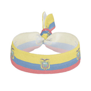 Ecuador Flag Elastic Hair Tie