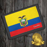 Ecuador flag fashion, Ecuador patriots / sports Trifold Wallet<br><div class="desc">WALLETS: Ecuador & Ecuador Flag fashion - love my country,  travel gifts,  grandpa birthday,  national patriots / sports fans</div>