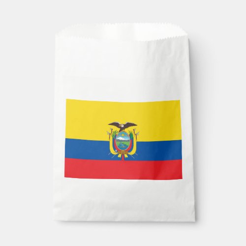 Ecuador Flag Favor Bag