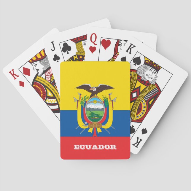 Ecuador Flag Games, Ecuador Playing Cards (Back)