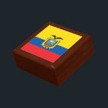 Ecuador Flag Gift Box<br><div class="desc">Patriotic flag of Ecuador.</div>