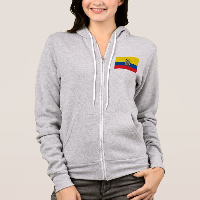 Ecuador Flag Hoodie (Front)